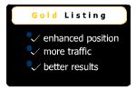 Gold listing