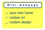 Mini Webpage listing